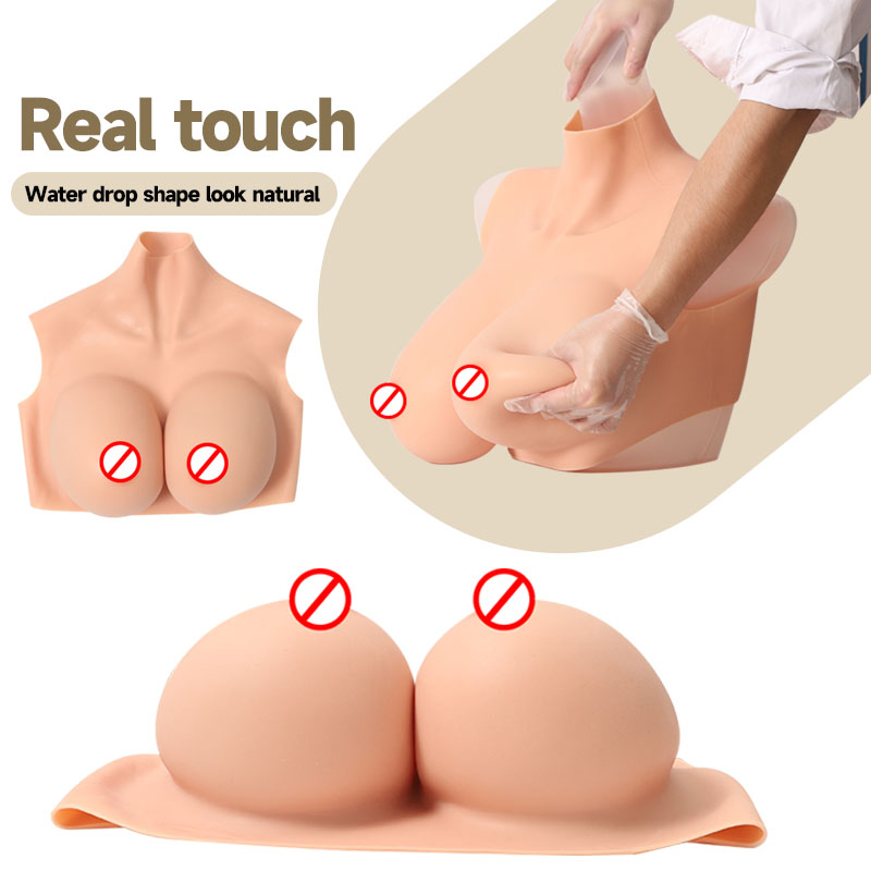 High Collar Silicone Breast Forms
