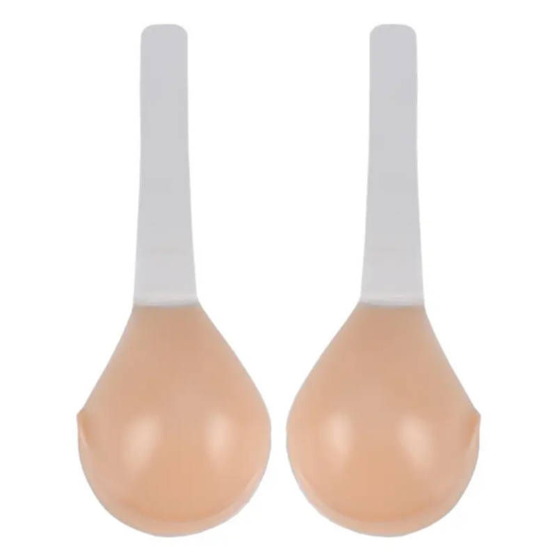 Adhesive Silicone Bra Deep V Invisible Push Up Plu03