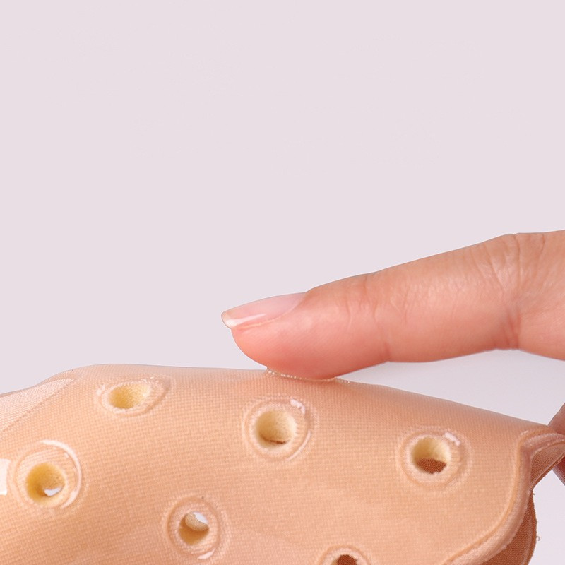 Coperture per capezzoli nastrate Protezione di capezzoli riutilizzabili Nastro autentico Senza cuciture Ipoallergenico Lavabile Cuscinetto in silicone Impermeabile