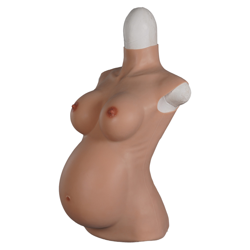 silicone belly with breast