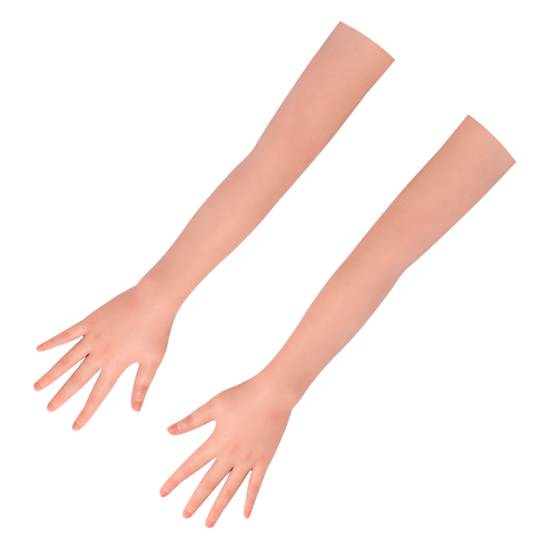 These silicone gloves are designed to create a highly realistic hand appearance with natural skin texture and lifelike details. Made from premium silicone material, they provide a soft, flexible, and skin-like feel that enhances visual authenticity.