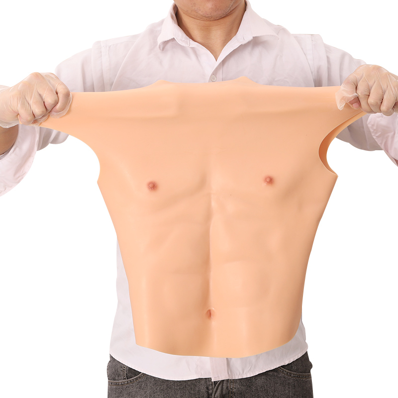 The Silicone Muscle Suit is designed to deliver an instantly defined, athletic physique with striking realism. Made from premium skin-like silicone, it replicates the look, texture, and subtle movement of real muscles. Every contour is carefully sculpted to create a naturally muscular appearance, enhancing the chest, abs, shoulders, and arms for a powerful and balanced silhouette.