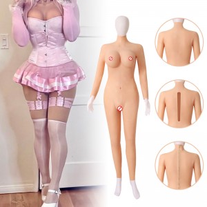 Silicone bodysuit for crossdresser