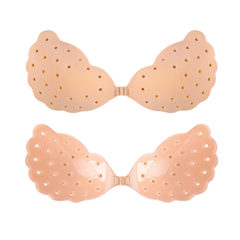 Adhesive Bra Reusable Strapless Self Adhesive Silicone Invisible Push-up Bra Sexy bra for Backless Dress