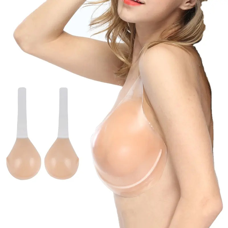 Napel Silicone Bra Deep V Invisible Push Up Plu01