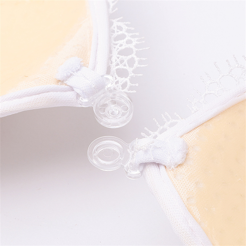 Wed08 үчүн White Lace Charming Invisible Cleys Bra