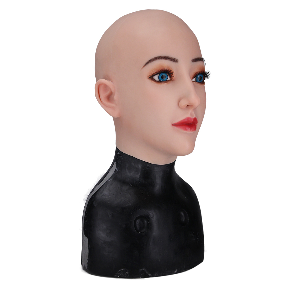 Silicone Head Cover Makeup Crossdresser Cosplay Silicone Beauty Mask Collection realistic silicone Male to Female Full Head Mask